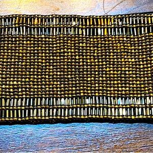 Anthropologie gold beaded belt - NWT, one size